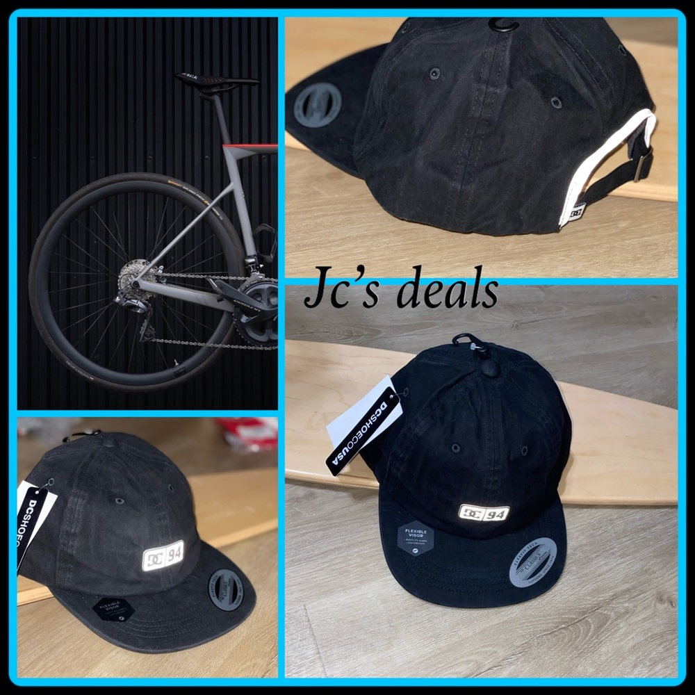 DC men’s SnapBack hat classic black